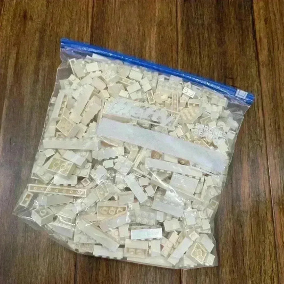 Lego Bag of miscellaneous white pieces - Picture 2 of 3